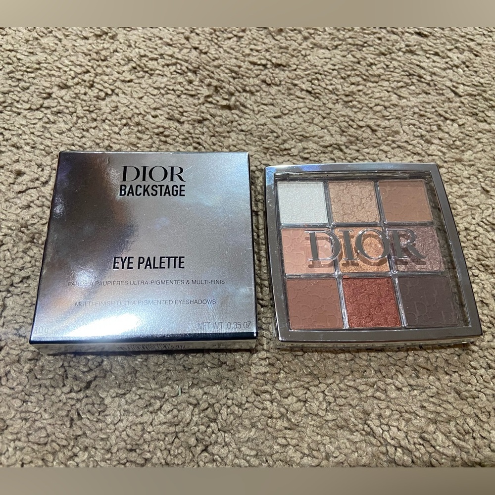 DIOR Backstage Eye Palette 001 Nude Essentials NIB 9 Pan Multi Finish